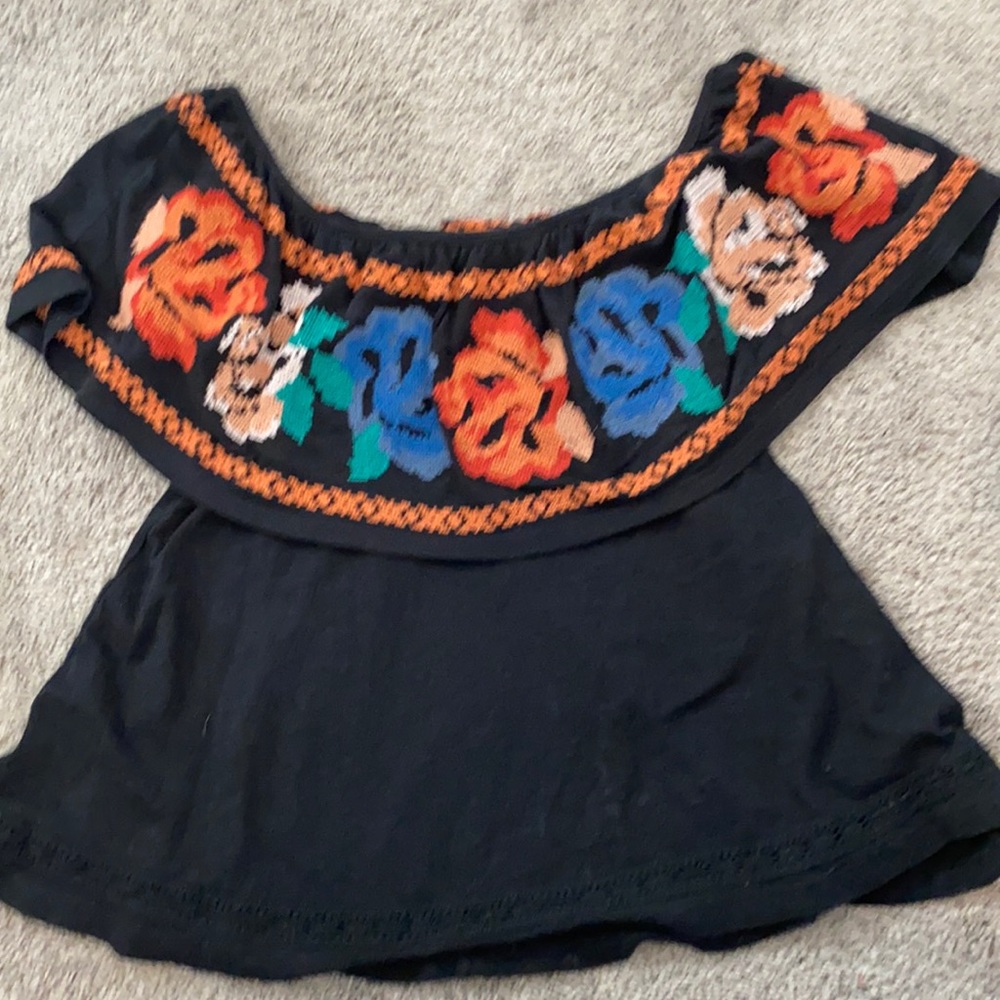 Free People embroidered top